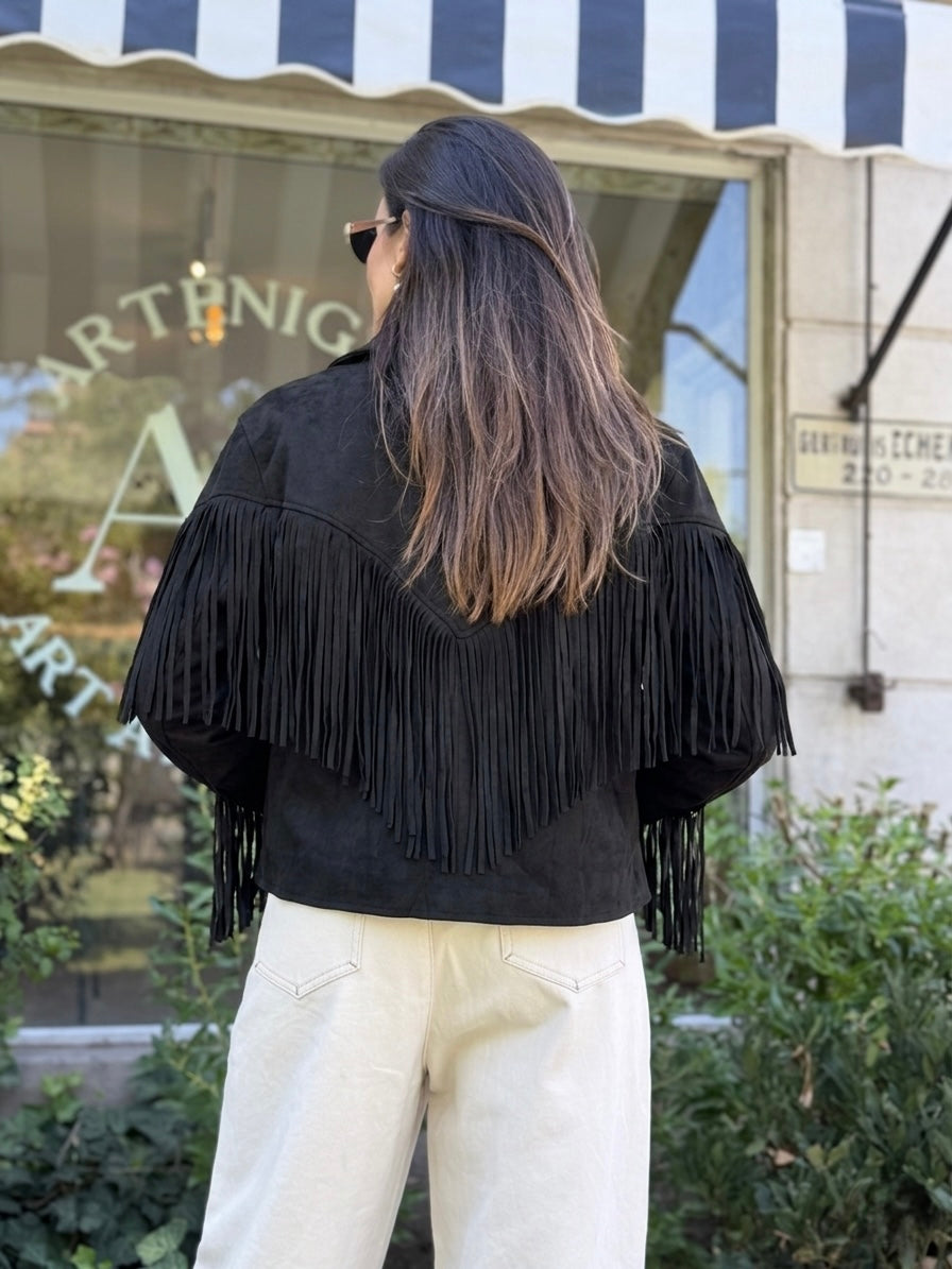 Chaqueta flecos